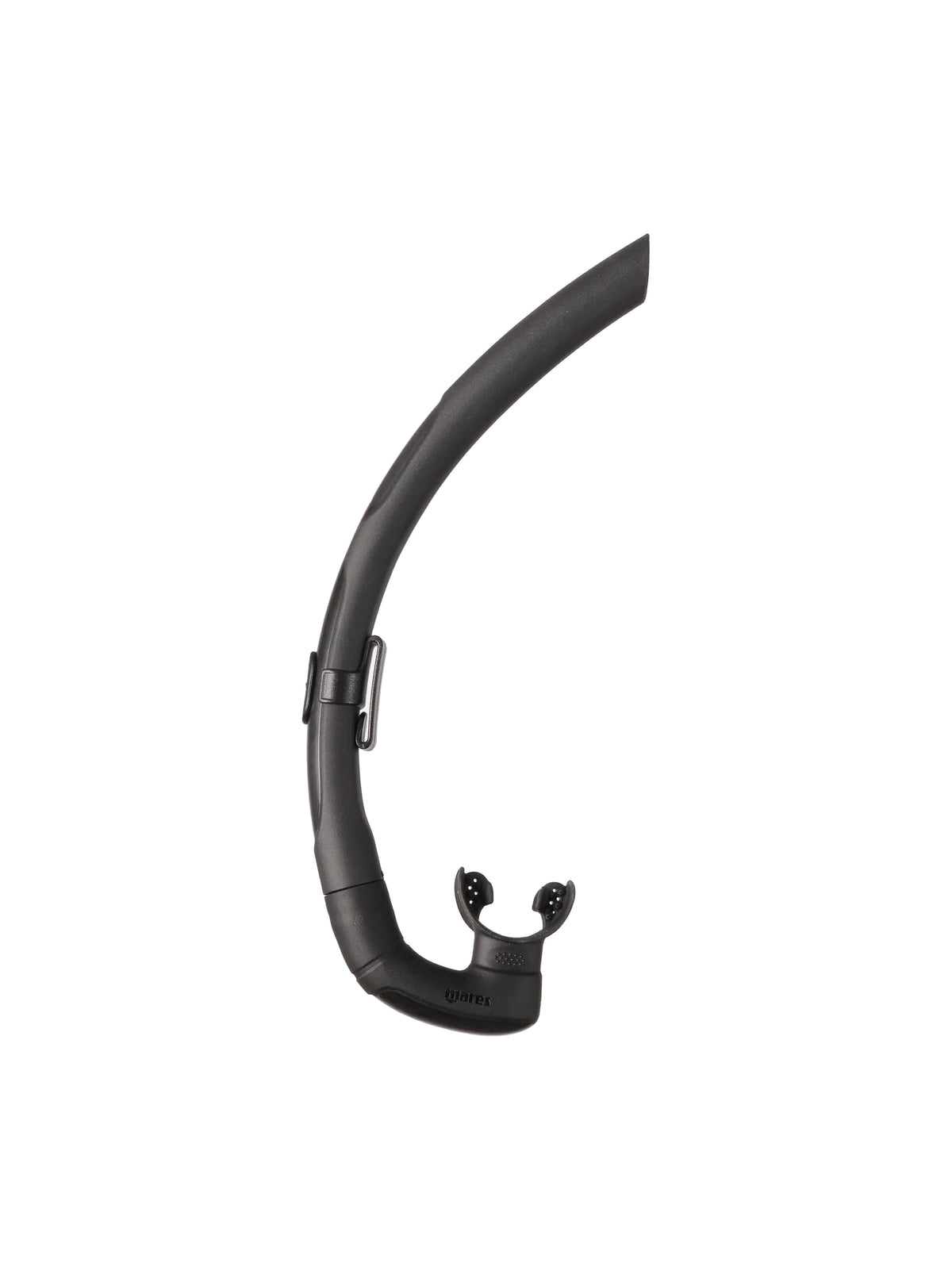 Mares Dual Basic snorkel in black, side view