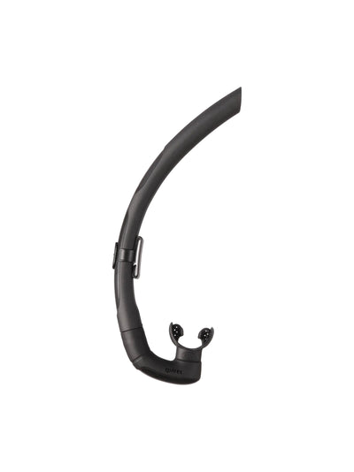 Mares Dual Basic snorkel in black, side view