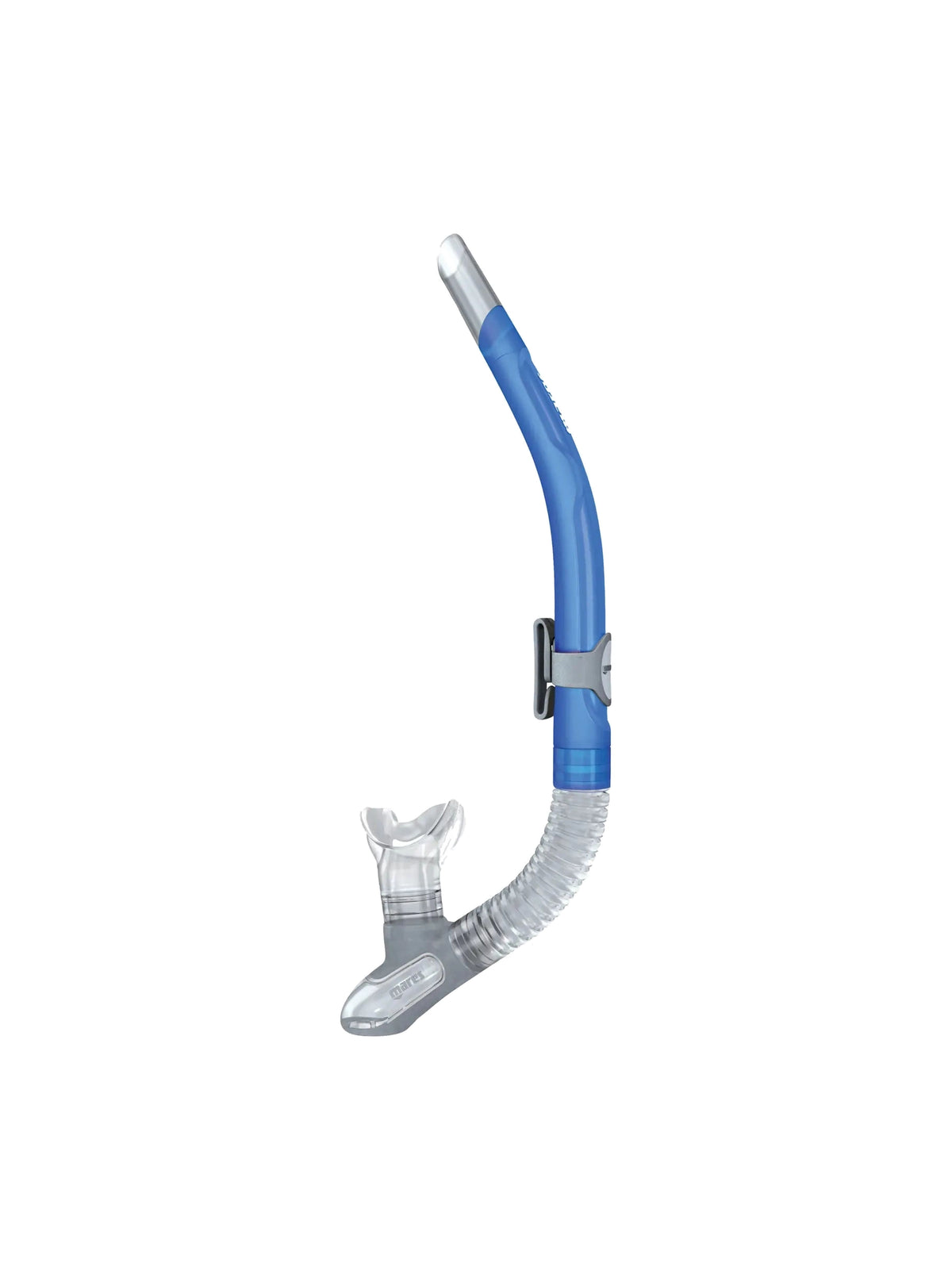 Mares Ergo Flex snorkel in black, side view