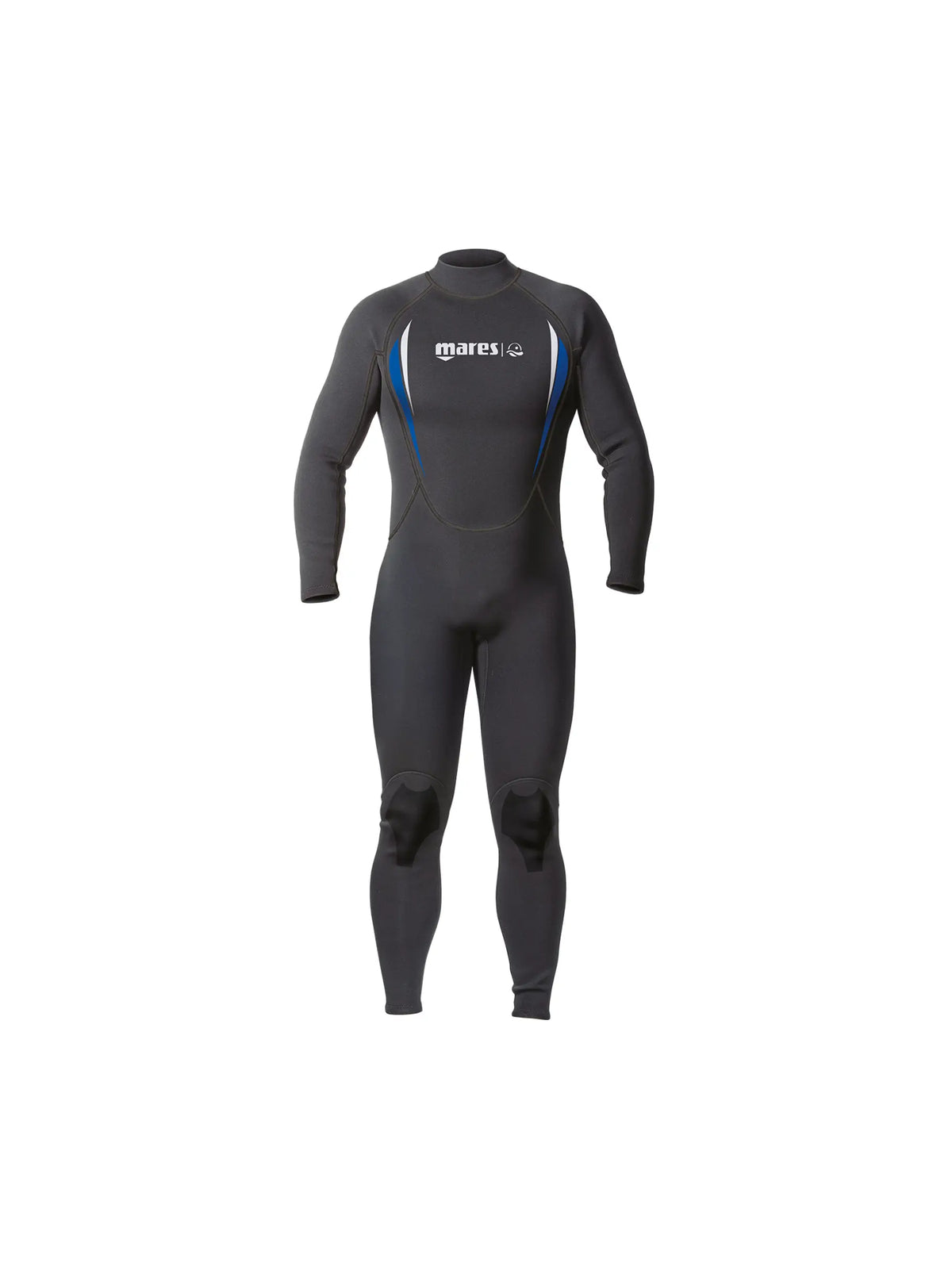 Mares Manta 2.2 mm men's full wetsuit, black with blue trim