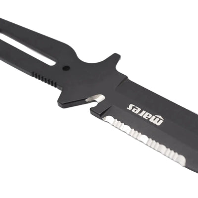 Mares Maximus knife serrated edge and line cutter