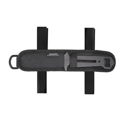 Mares Maximus knife in its Cordura sheath with straps