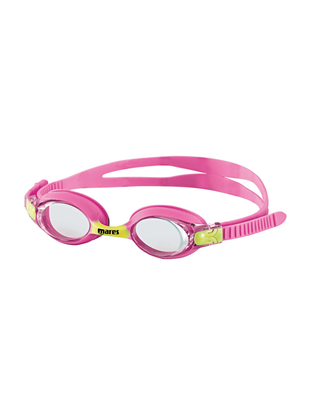 Mares Meteor kids swim goggles in pink, front view