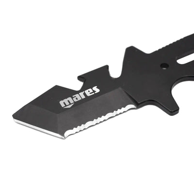Mares Neutron knife serrated edge and blunt tip