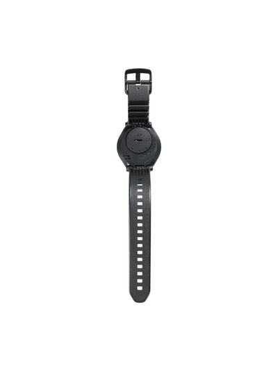Mares Puck Lite with the full black strap laid out