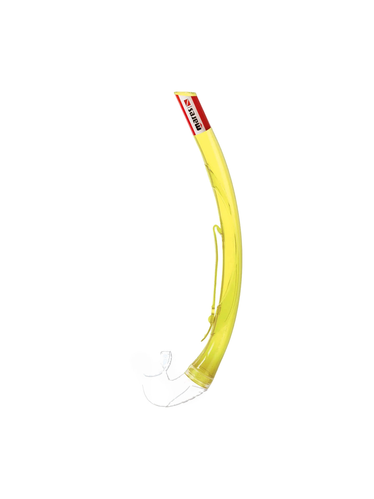 Mares Rover S snorkel in black, side view