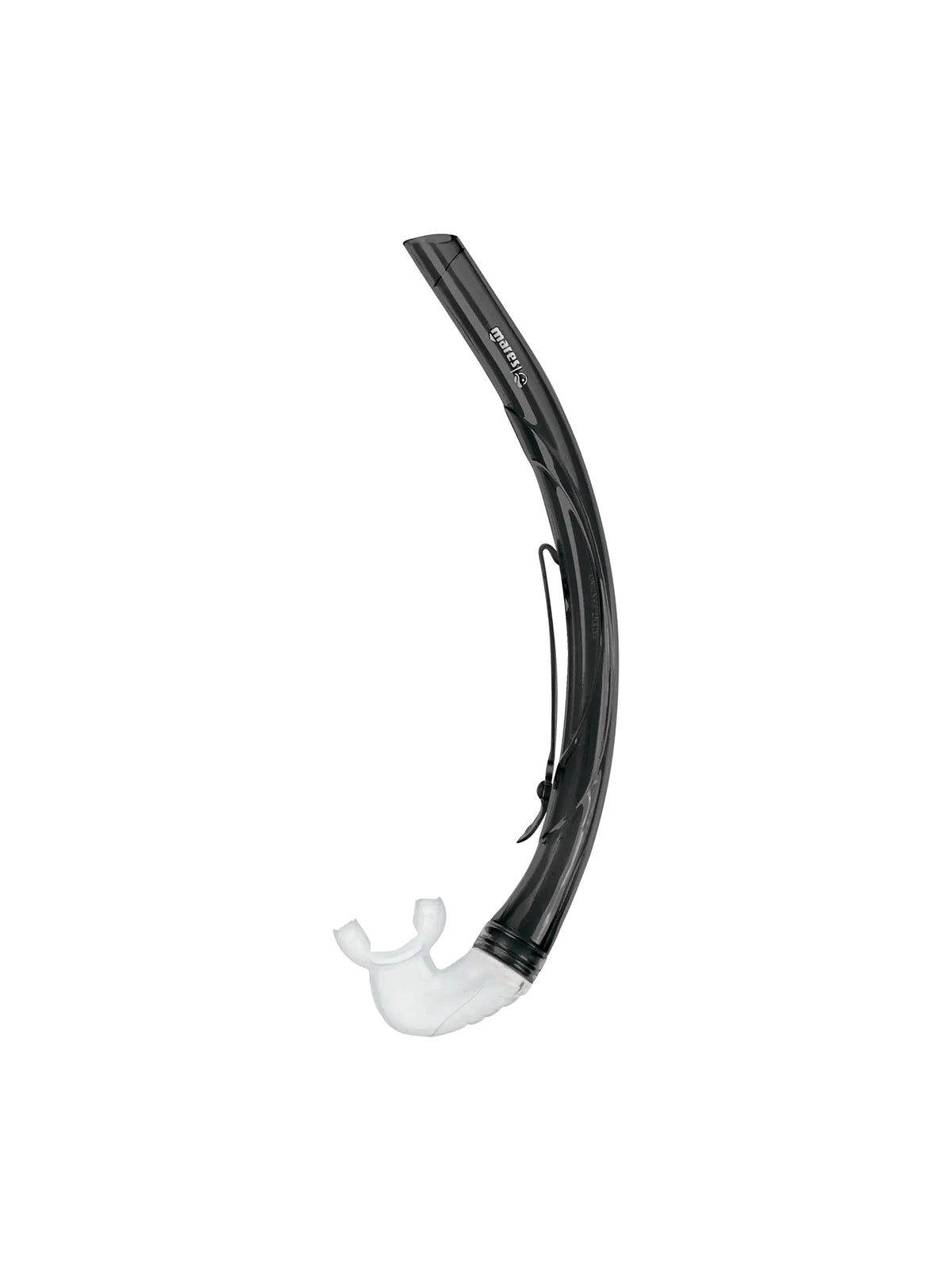 Mares Rover snorkel in black, side view