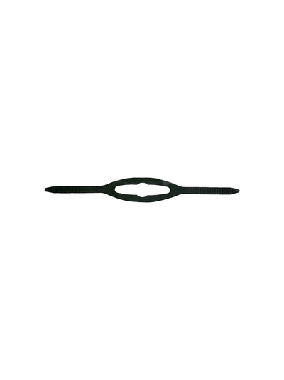 Mares silicone mask strap in black, product view