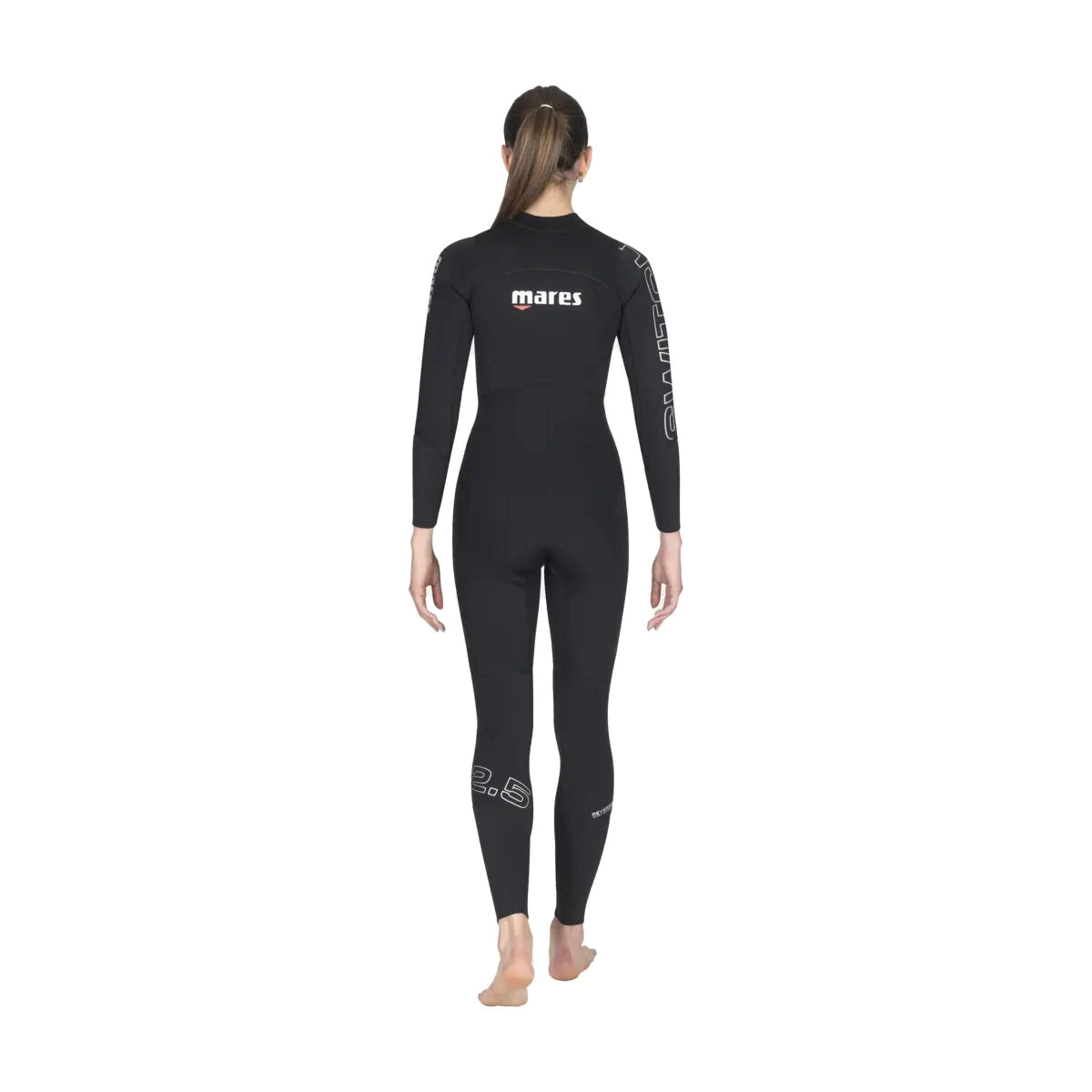 Mares Switch She Dives 2.5mm reversible women's wetsuit, lilac side out, front view