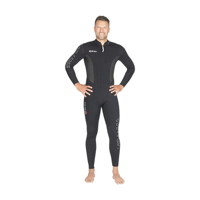Mares Switch 2.5mm men's wetsuit reversed to the black side, front view