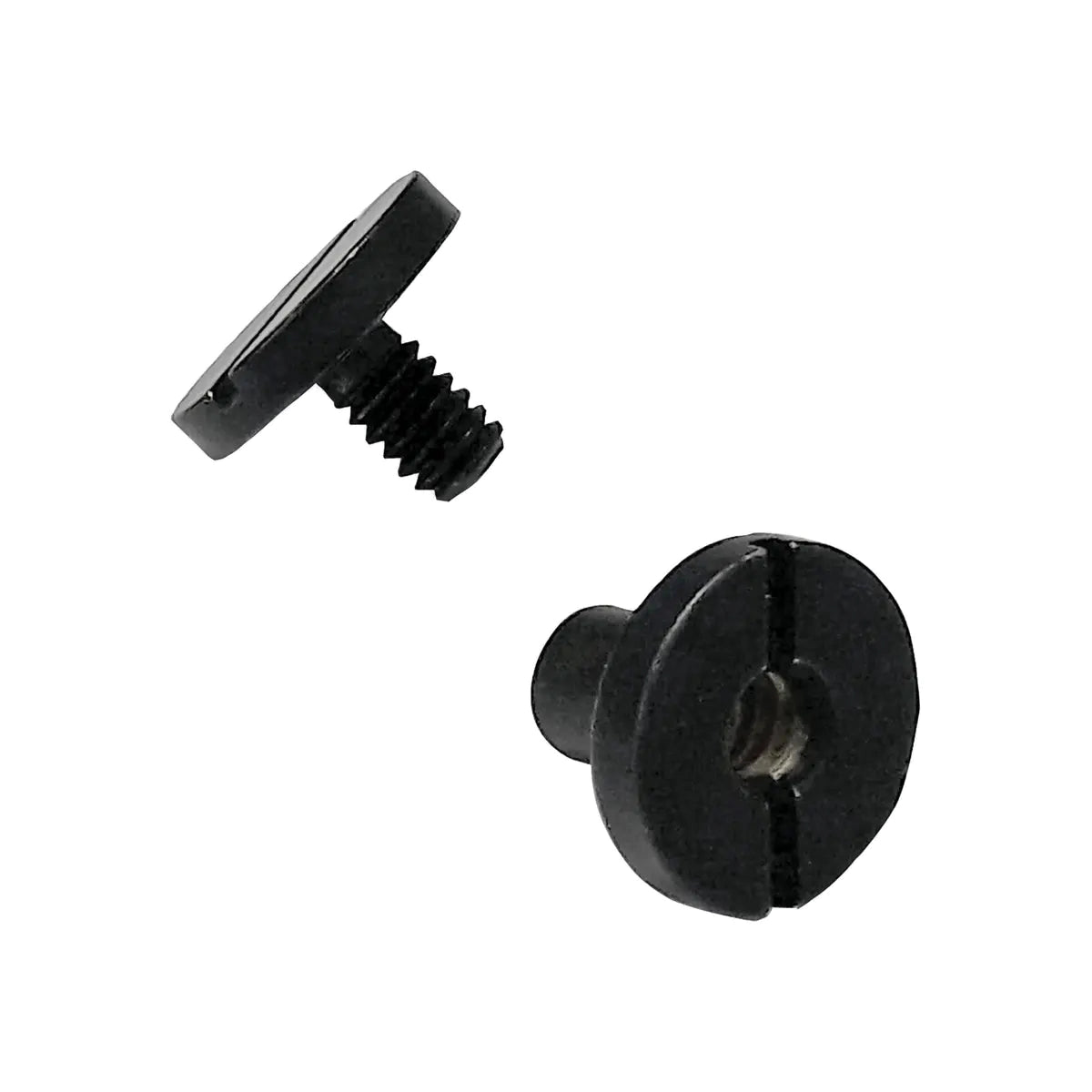 Mares XR flat head dead bolt screw and nut in stainless steel