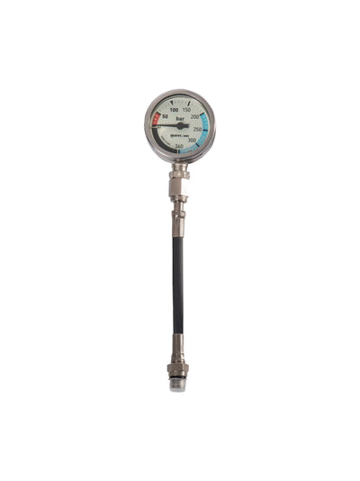 Mares XR SPG52 pressure gauge on a short 15 cm hose