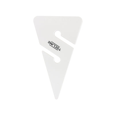 Tecline white line arrow marker, 8.5 x 5.0 cm