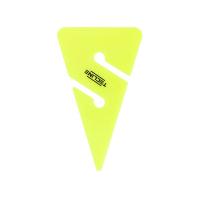 Tecline fluorescent yellow line arrow marker