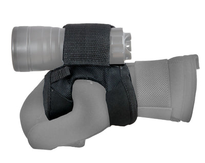 Tecline soft Goodman handle on the back of a hand, torch shown for illustration only