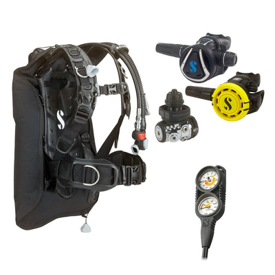 SCUBAPRO MK11 EVO / C370 regulator set with R105 octopus and Hydros Core BCD, with Compact Combo 2