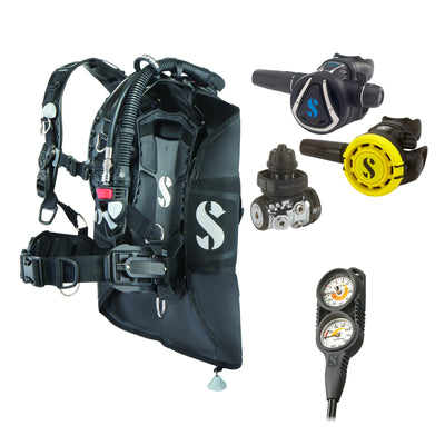 SCUBAPRO MK11 EVO / C370 regulator set with R105 octopus and Hydros Pro 2 BCD, with Compact Combo 2