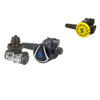 SCUBAPRO MK17 EVO 2 / C370 regulator with yellow R105 octopus