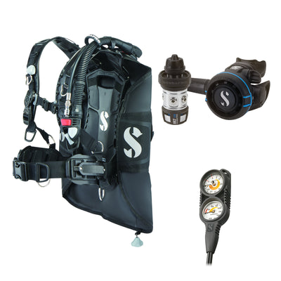 SCUBAPRO MK2 EVO / R105 regulator set with R105 octopus and Hydros Pro 2 BCD, with Compact Combo 2