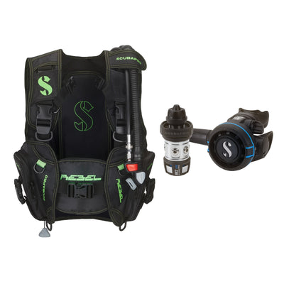 SCUBAPRO MK2 EVO / R105 regulator set with R105 octopus and Rebel V2 BCD