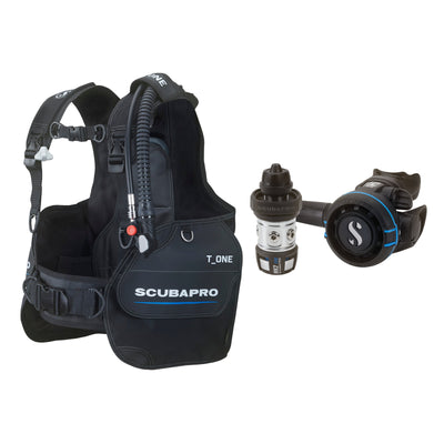 SCUBAPRO MK2 EVO / R105 regulator set with R105 octopus and T-One BCD