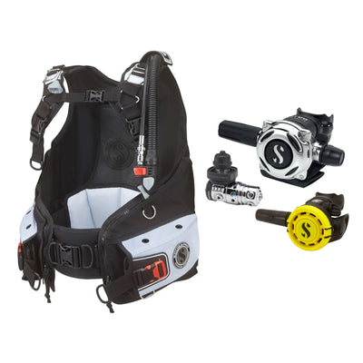 SCUBAPRO MK25 EVO / A700 regulator set with R105 octopus and Bella BCD