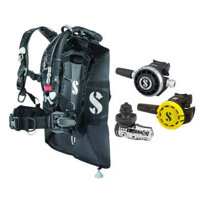 SCUBAPRO MK25 EVO / G260 regulator set with R105 octopus and Hydros Pro 2 BCD