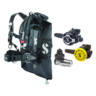 SCUBAPRO MK25 EVO / S620Ti regulator set with R105 octopus and Hydros Pro 2 BCD