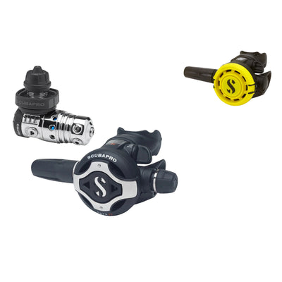SCUBAPRO MK25 EVO / S620Ti regulator with yellow R105 octopus