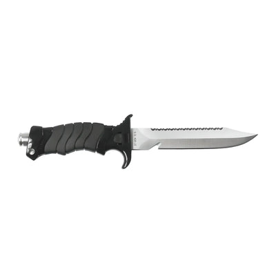 Scubatech Mastercut II black knife side view