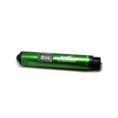 Nuvair O2 Quickstick green aluminium nitrox analyser with digital display