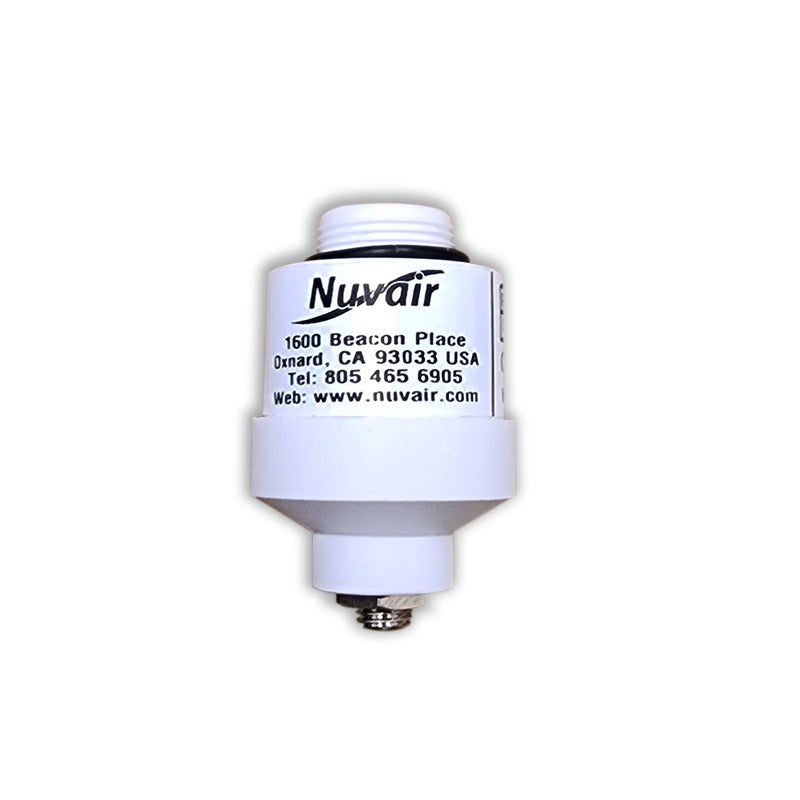 Nuvair white remote oxygen sensor with M16x1 thread and jack connection