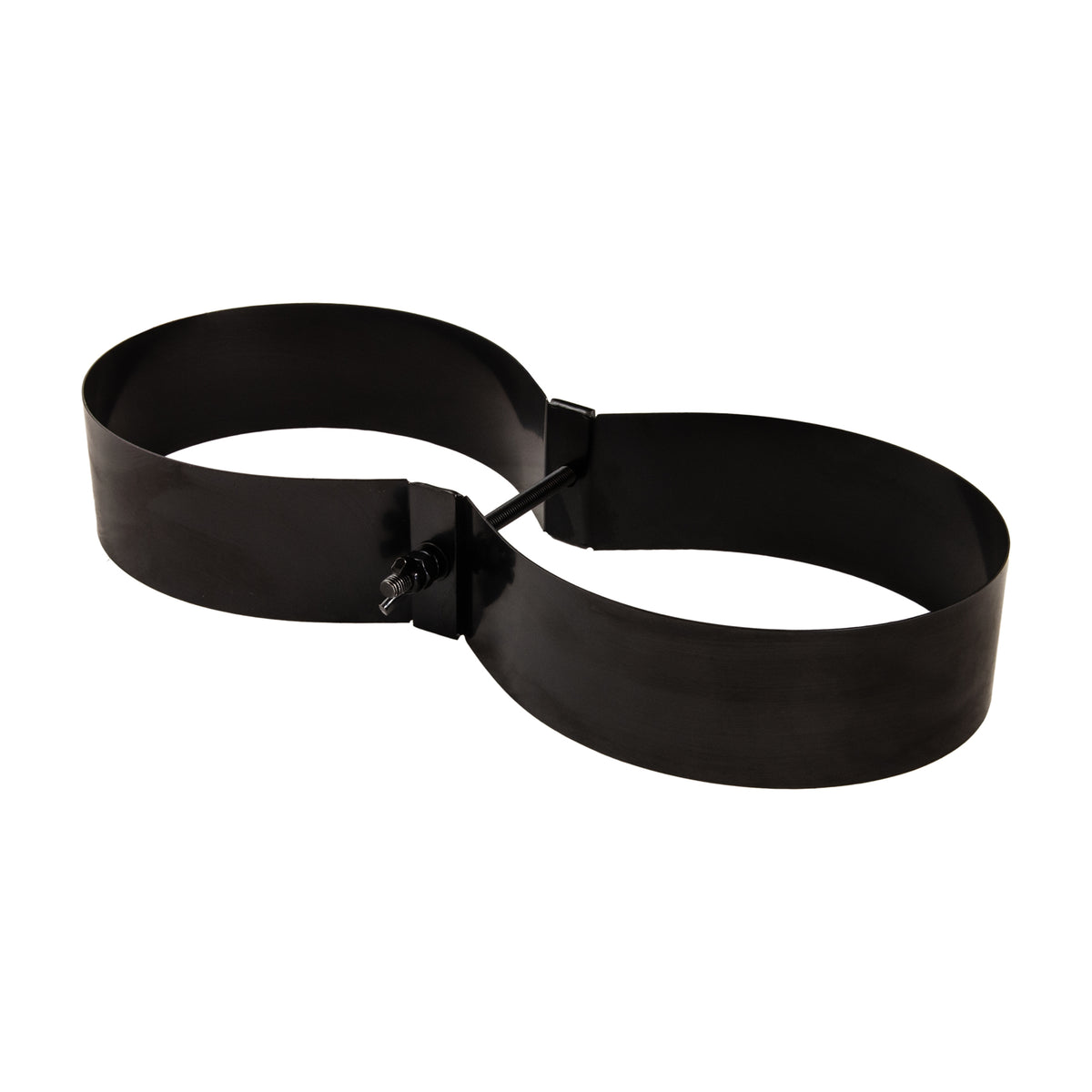 Tecline Military Line black stainless steel twinset tank band for 171 mm cylinders