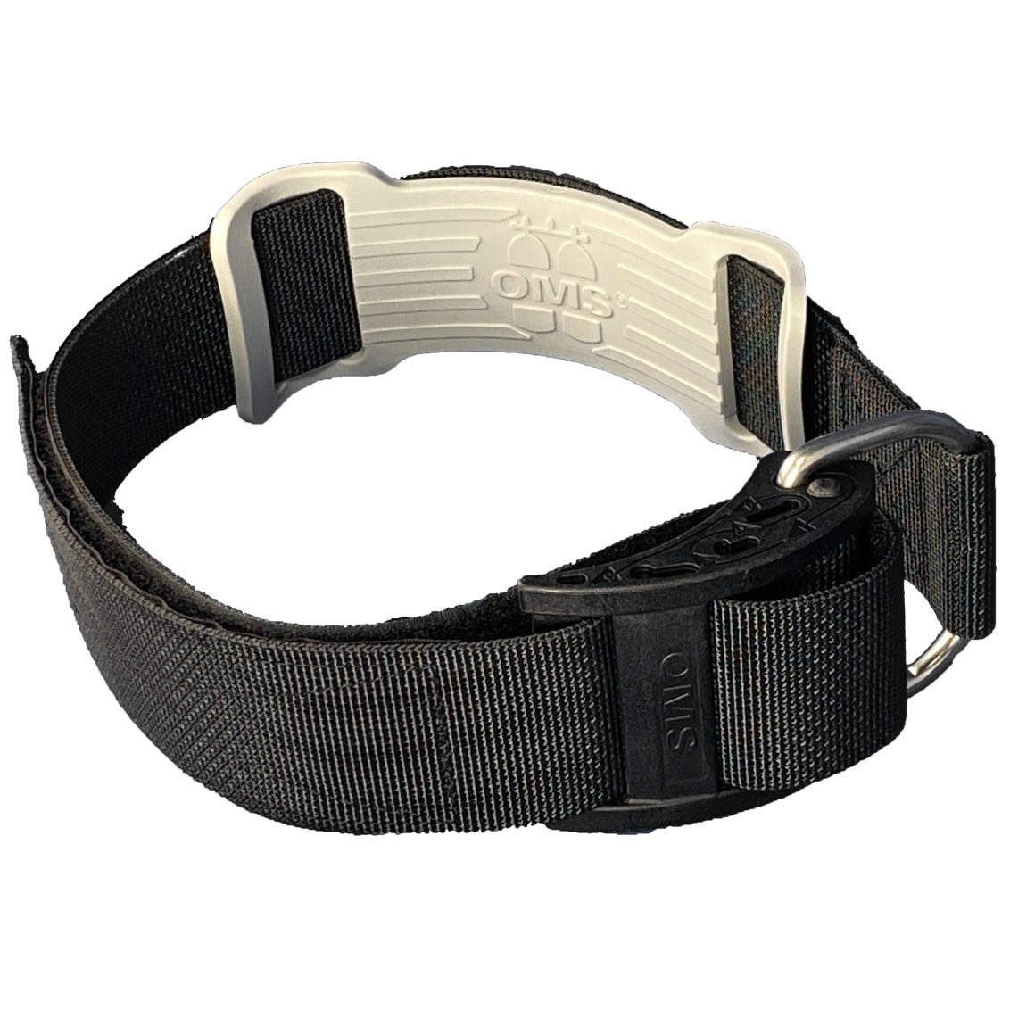 OMS Nylon Cam Band with stainless steel buckle and grey friction pad