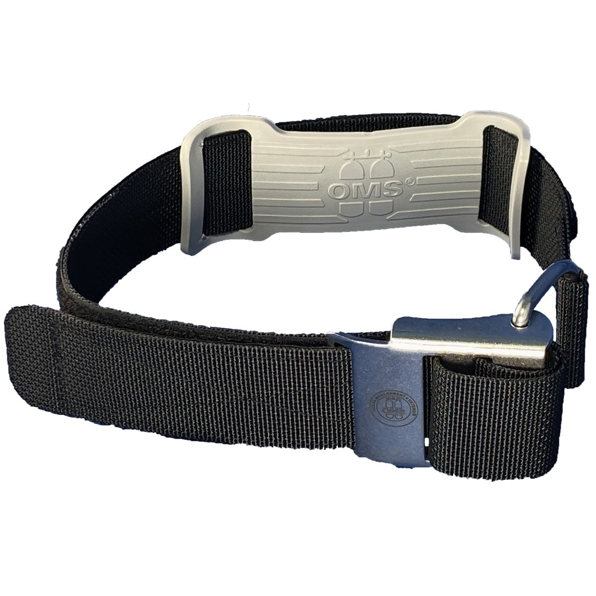 OMS Nylon Cam Band with stainless steel buckle and grey friction pad