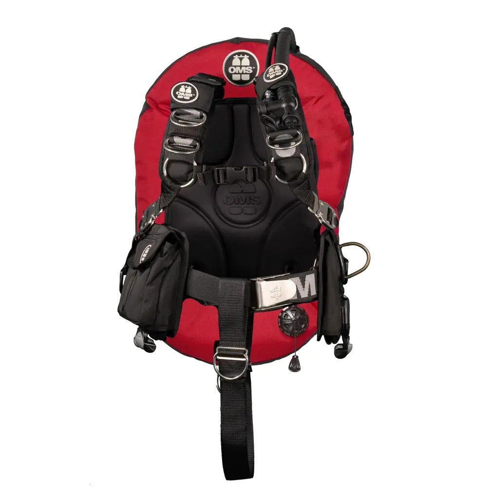 OMS Comfort Harness III Signature with a black Performance Mono Wing 27 lb