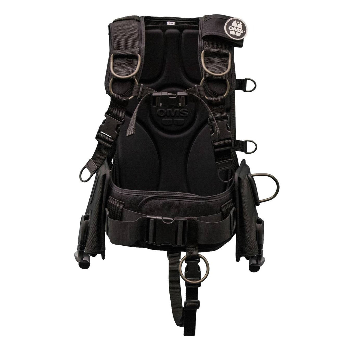 OMS IQ Lite CB backpack with cummerbund and vertical weight pockets