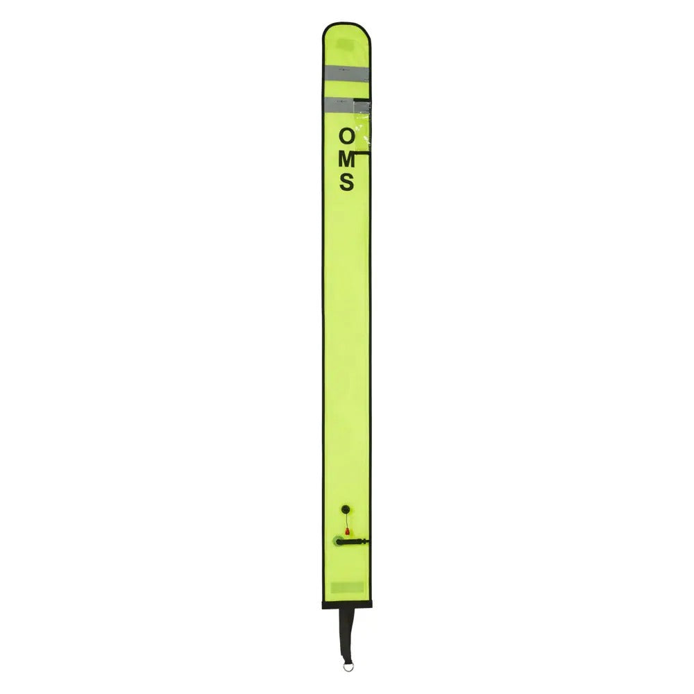 OMS Slim Signal Buoy 1.8 m in orange with reflective bands