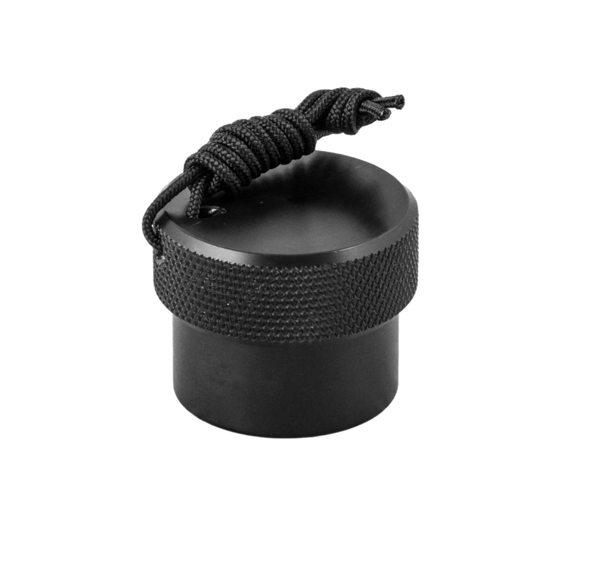 Tecline red push-on DIN cap for a first stage with retaining cord