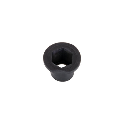 Tecline black LP hose cover, flared release flange