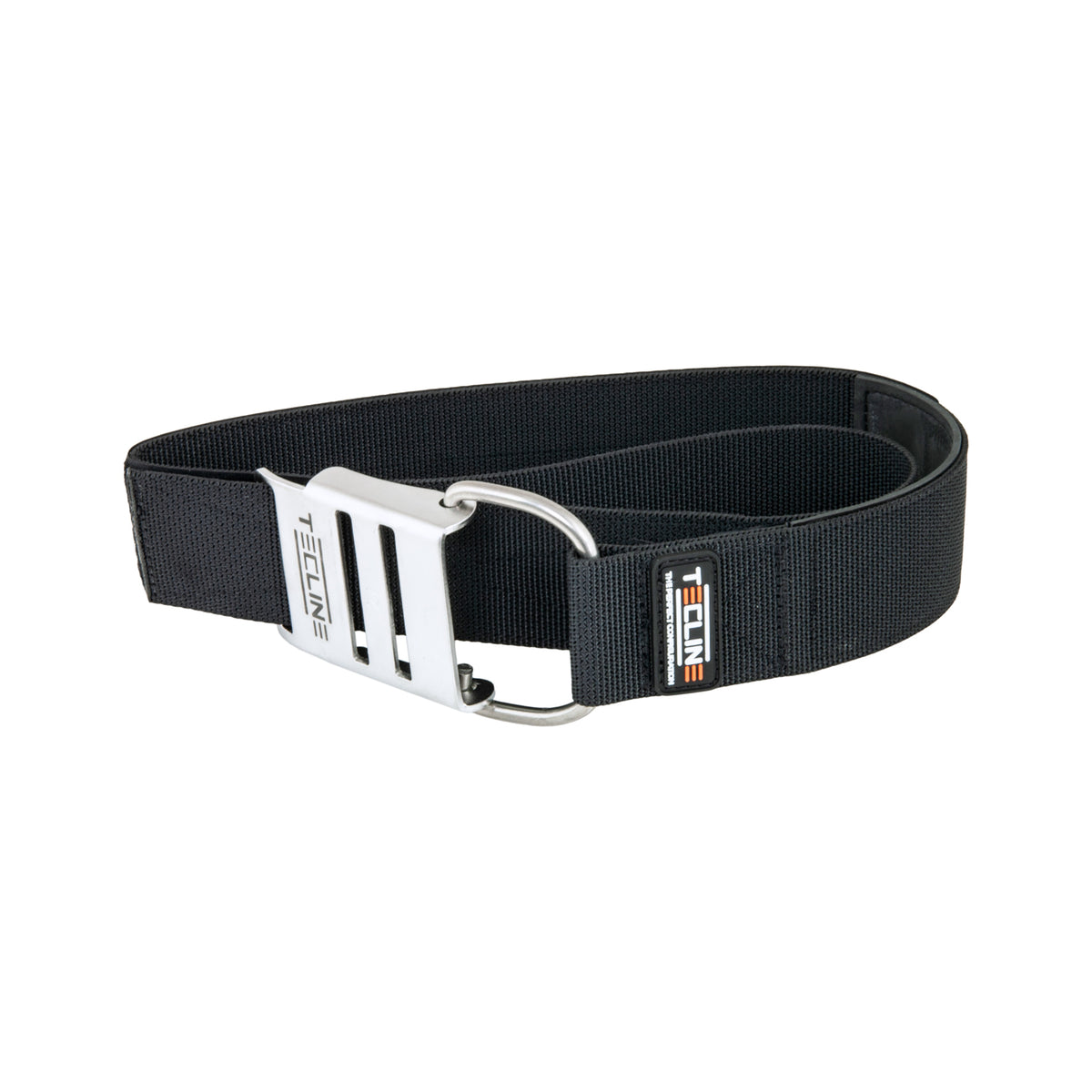 Tecline single tank band with black delrin buckle
