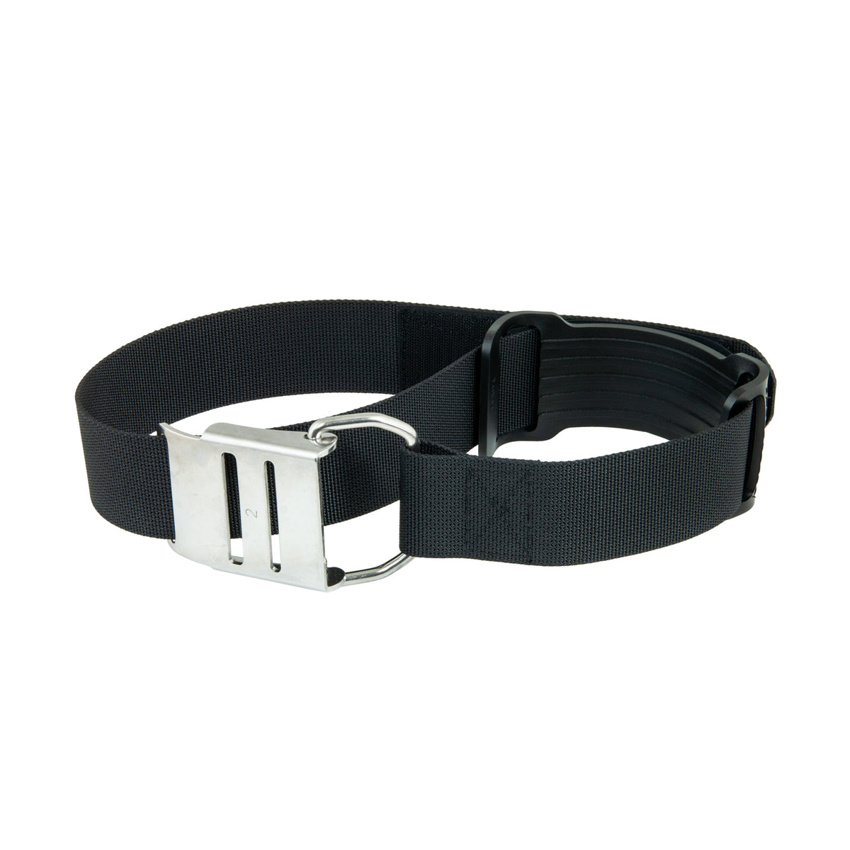 Scubatech black cylinder band with stainless steel cam buckle