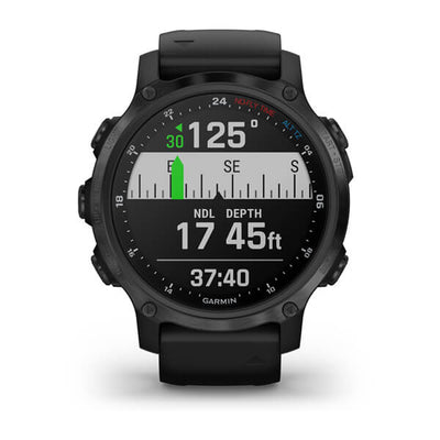 Garmin Descent Mk2S dive computer showing the dive display