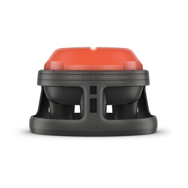 Garmin Descent S1 Buoy front view showing the moulded frame openings