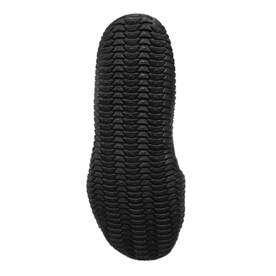 Tread pattern on the sole of a black Fourth Element Pelagic dive boot