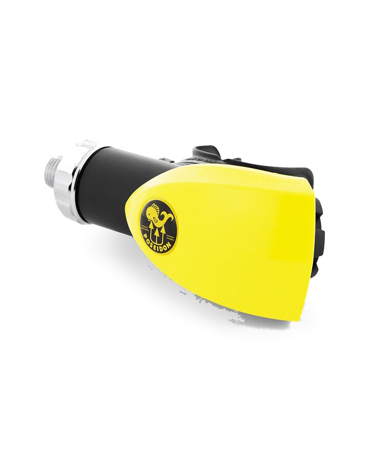 Poseidon Xstream octopus second stage with yellow exhaust cover