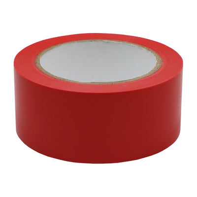 Red PVC marking tape, waterproof 48 mm roll for colour-coding dive kit