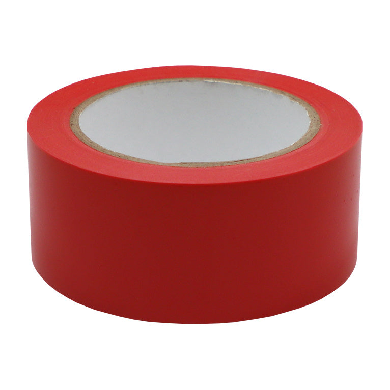 Red PVC marking tape, waterproof 48 mm roll for colour-coding dive kit