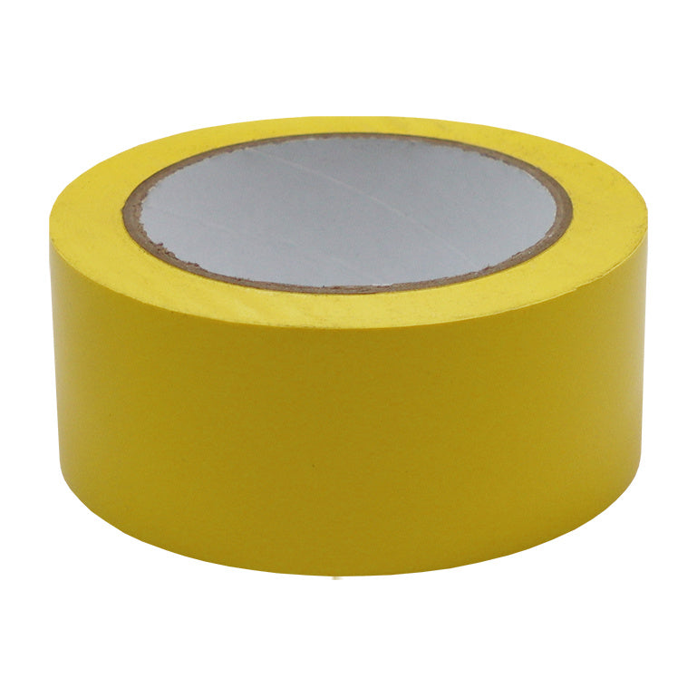 Yellow PVC marking tape, 48 mm x 30 m roll