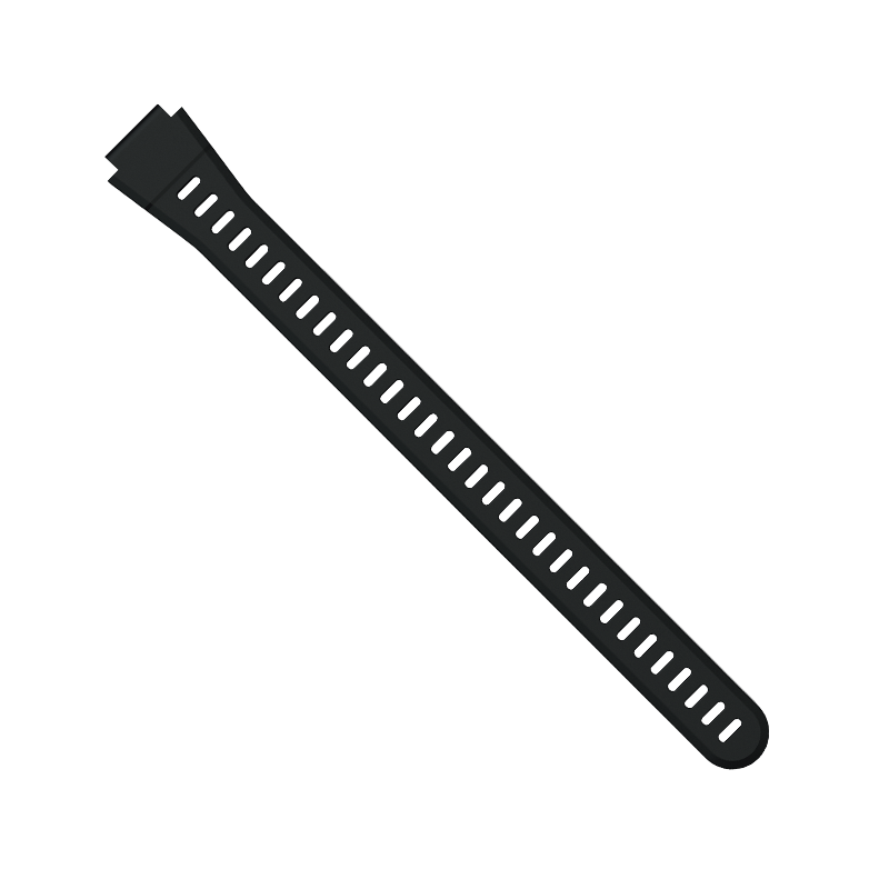 Shearwater Remora extra long band tail in black, laid flat